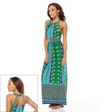 Ronni Nicole Geometric Halter Maxi Dress Womens Maxi Dresses Maxi Dress Dresses