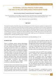 The employee and employer each contribute 12% of the employee's basic salary and dearness allowance towards epf. Pdf National Social Protection Fund The Multi Pillar Employees Provident Fund Mario Arturo Ruiz Estrada And Evangelos Koutronas Academia Edu