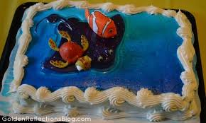 (8 years) asked for a birthday party with fish theme. Fish Themed Cake For Fish Themed Birthday Party Goldenreflectionsblog Com Growing Hands On Kids