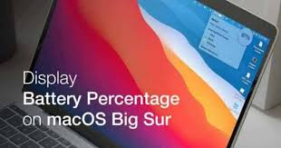 Now, it's macos 11 and big sur is the first release. How To Show Hide Battery Percentage On Macos Big Sur