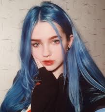 Repost Stunning Blue Hair Syntheticwigs Bluehair Aesthetic Hair Hair Color Dye My Hair