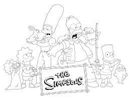 Bart, homer, lisa and other characters are waiting for you. The Simpsons Super Coloring Pages Monster Coloring Pages Coloring Books