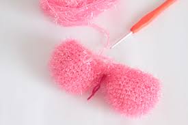 Diy Crochet Coeur Eponge Tawashi En Fil Creative Bubble Rico Design Rose Creative Bubble Tawashi Eponge Tawashi