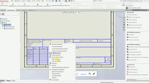 Für die lochung bleibt somit ein freier streifen von 20mm. Andrees Solidworks Tutorial 19 Schriftfeld Ausfullen Youtube
