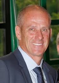 Photo : Guy Forget au village lors des internationaux de France de tennis  de Roland Garros, Jour 3, à Paris le 29 mai 2018.