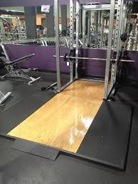 This Could Easily Transition To An Outdoor Gym Deadlift Platform And Power Rack Gym Room At Home Deadlift Platform Home Gym Basement