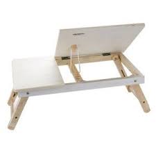 Amazon Com Foldable Wooden Portable Laptop Table Bed Stand Book Tray Notebook Computer Desk Office Products Laptop Table Diy Furniture Wood Design