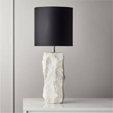 Raw Marble Table Lamp Reviews Cb2 In 2020 Modern Table Lamp Marble Table Lamp Concrete Table Lamp
