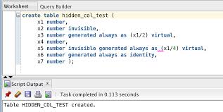Is killing the session so radical? Invisible Columns In Oracle Database 12c Simple Talk