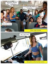 fucked in bus for being late xxx | porn comics