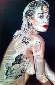 Pop Culture/Celebrity Painting by Conrad Crispin Jones, Paper