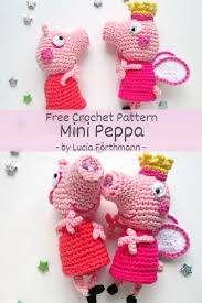 Peppa pig toy crochet tutorial / pattern for more patterns please visit my shop: Free Crochet Patterns Free Crochet Pattern Mini Peppa Free Crochet Patterns