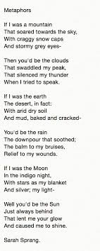 Metaphors Mountain Clouds Desert Rain Moon Sun Sarah Sprang Poem Feel Good Quotes Rain Poems Beautiful Quotes