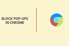 How To Block Popups And Redirection In Chrome Browser Techotn Chrome Browser School Logos