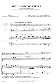 Ring Christmas Bells Ring Christmas Bells Satb By Liebergen P J W Pepper Sheet Music