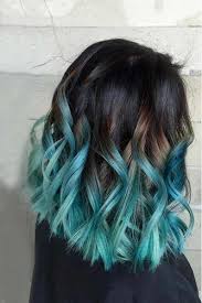 Ombre hair has popularized significantly in recent years. Colorful Brown Hair Picture2 Hairdye Blue Ombre Hair Brown Ombre Hair Hair Color Blue