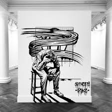 Dface On Instagram Against The Wall Enamel And Emulsion 11 11 18 Don T Worry It Won T Self Destruct No Tricks It S Just Pai Wall S Instagram Painting