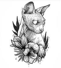 Pin By Martomnik On Sfinksy Sphynx Sphynx Cat Tattoo Tattoos Cat Tattoo