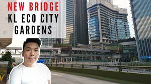 The ecocity bridge not yet open, but its still walkable if you head towards abdullah hukum apartment and cross using the old pedestrian bridge. Property Buddy 003 New Pedestrian Bridge Lrt Kl Eco City Gardens Mid Valley Facebook