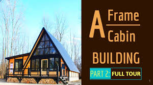 How to frame a new window opening. Building An A Frame Cabin From Scratch Total Process Timelapse Youtube