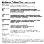 March College Tour To The West Coast College Tour University Of Redlands University University
