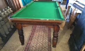 6ft Oak Riley Antique Snooker Table B792 Brown S Antiques Billiards Interiors