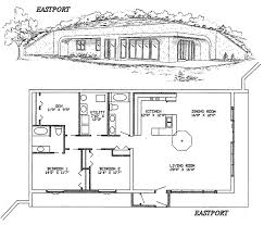 Eastport Home Design Underground House Plans Earth Sheltered Homes Earth Sheltered
