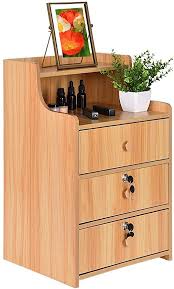 Novania Nightstand With 3 Drawers Industrial End Table Stackable Side Table Night Stands For Bedroo In 2020 Bedroom Night Stands Table For Small Space Bedroom Cabinets