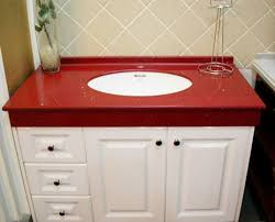 Nib ~ nice bathroom vanity cabinet & sink (30wx21d) black driftwood finish. Red Quartz Vanity Top Bathroom Vanity Tops
