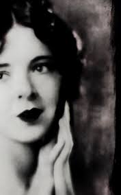 Vintage style art Colleen Moore Flapper girl American Actress and showgirl  1920s Silent Movie Art Deco Interior Design Home Decor Painting