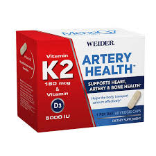 Vitamin k2 and vitamin d3 are commonly combined in supplements because of a potential synergistic effect on bone density. Weider Artery Health With Vitamin K2 60 Veggie Caps Costco