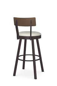 From backless, round upholstered swivel stools to x back and slat back stools, we have a style designed to complement traditional, contemporary and transitional spaces. Amisco S Lauren Swivel Stool 40293 W Wood Backrest Free Shipping