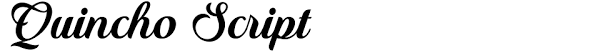 Quincho script is a trademark of mans greback. Quincho Script Font Download