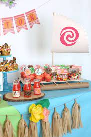 Whether it's beach, nautical or coastal decor, bella coastal has it all! Moana Boat Tropical Hawaiian Moana Birthday Party Ideas Moana Birthday Moana Themed Party Luau Birthday Party