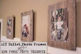 5 out of 5 stars. Diy Pallet Photo Frames Photo Transfer Technique
