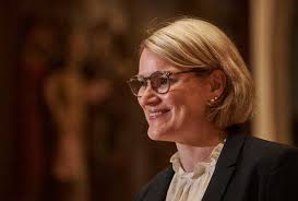 Eva Weber CSU, new Lord Mayor of the City of Augsburg, Press conference,  Augsburg local elections