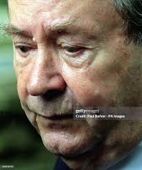 Actor Peter Sallis at the funeral of Bill Owen who played the well... News  Photo