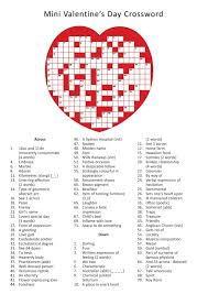 Usa daily crossword fans are in luck—there's a nearly inexhaustible supply of crossword puzzles online, and most of them are free. Valentine Crossword