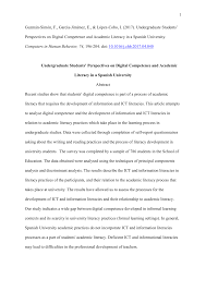 Kalau memang harus begitu book. Pdf Undergraduate Students Perspectives On Digital Competence And Academic Literacy In A Spanish University