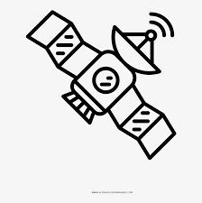 Satellite coloring page to color, print or download. Satellite Coloring Page Imagenes De Un Satelite Para Dibujar Free Transparent Png Download Pngkey