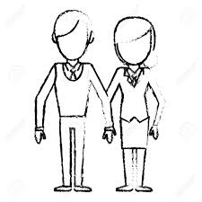 Par Personas Juntas Relacion Dibujo Ilustracion Vectorial Eps 10 Ilustraciones Vectoriales Clip Art Vectorizado Libre De Derechos Image 75470396