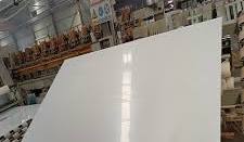 China Engineered Pure White Artificial Stone Marble Slab For ...