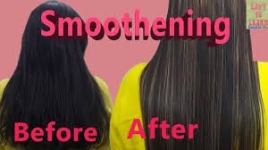 It's protective and nourishing features give your chemically treated hair long life and incredible shine. Keratin Shine Smoothening Treatment For Hairs Hair Transformation Aapki Saheli Youtube