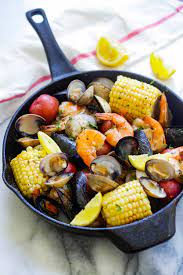 Clambake party backyard clambakes bbqs essex clambake. Clambake Easy One Pan Recipe Rasa Malaysia