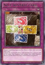 No no u trap card l reflects any no u to it's caster for use by moofen only, illegal for everyone else. Face The Wrath Of The No U Reverse Card Pretendyugioh