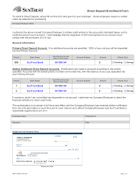 The best part is that most employers offer direct deposit as a payment you'll still have access to your paycheck stub so that you can review your timesheet, see the amount of taxes taken out, view your vacation time, and so on. Free Suntrust Bank Direct Deposit Authorization Form Pdf Eforms