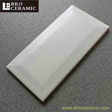 Large subway 3d tile 3 by 12 beveled edge backsplash (how to install). Matte Finished White Ceramic Bevel Edge Subway Wall And Floor Tile 75x150mm 100x100mm 100x300mm Buy Ceramic Subway Tile Ceramic Wall Tile Wall Tile Product On Alibaba Com