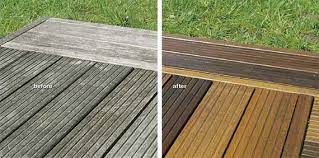 Apply to surface, brush with a stiff broom and leave for 10 to 15 minutes. How To Clean Decking Wood Finishes Direct