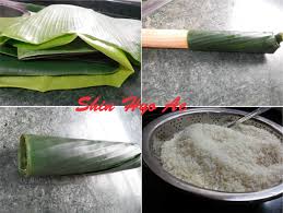 Lap bagian depan dan dalam daun pisang dengan serbet basah. Sayuran Shinhyoae Page 2