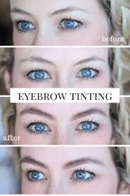 Eyebrow Tinting Before And After Transformation Pursuing Pretty Eyebrow Tinting Full Eyebrows Natural Brows